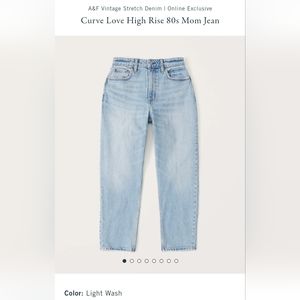 High Rise Mom Jean